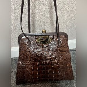 Maya croc jeweled detail handbag